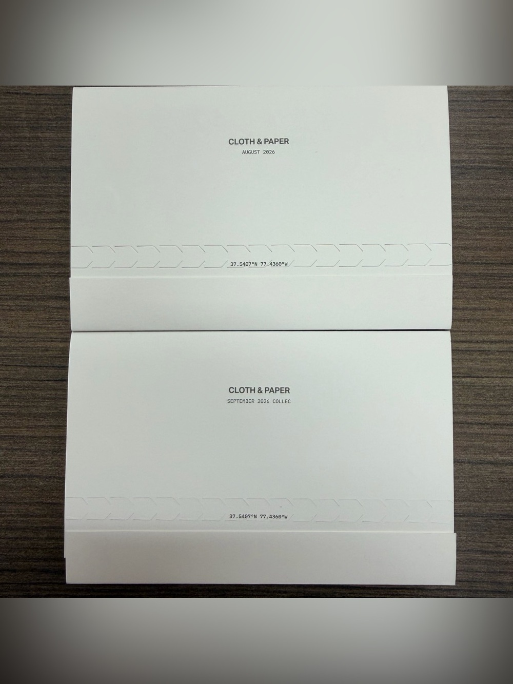 Cloth & Paper monthly photo slides